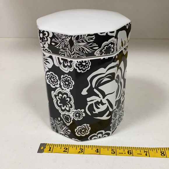 NWT RARE Missoni for Target Black & White Floral Jar - Picture 4 of 5